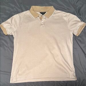 Men's Beige Polo Shirt
